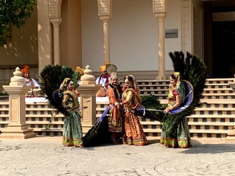 Agra Oberoi Dancer Greeting