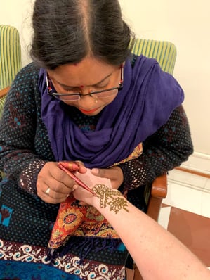 Oberoi Agra Dinner Henna Tattoo