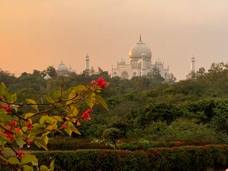 Taj Mahal Sunset